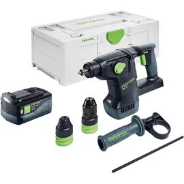 Festool KHC 18 EB-Basic Akku Kombihammer 18 V 2,6 J SDS-Plus Brushless + 1x Akku 5,0 Ah + Systainer - ohne Ladegerät
