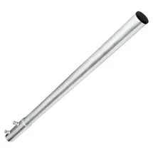 PremiumX Mastverlängerung 100cm Ø 48mm Stahl verzinkt Mastaufsatz Antennenmast-Verlängerung Halterung für Satelliten-Schüssel