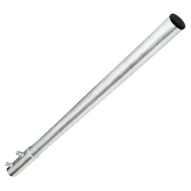 PremiumX Mastverlängerung 100cm Ø 48mm Stahl verzinkt Mastaufsatz Antennenmast-Verlängerung Halterung für Satelliten-Schüssel