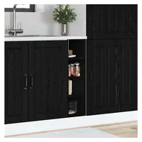 vidaXL Unterschrank Küchenunterschrank mit Regal 0 x 0 x 0 cm Schwarz