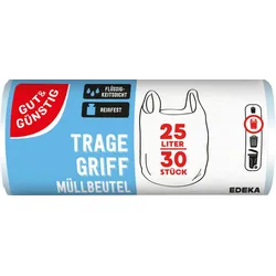GUT&GÜNSTIG Müllbeutel 25,0 l transparent