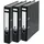 Leitz Wolkenmarmor-Ordner DIN A4 52 mm Schwarz 3 St.
