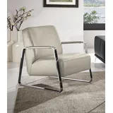 W.Schillig Cocktailsessel "quadroo Designsessel, Loungesessel", grau (eisgrau z59), B:65cm H:82cm T:82cm, Velourgewebe V41 (100% Polyester);Longlife Xtra-Leder Z59 - Glattleder;Longlife Xtra-Leder Z73 - Glattleder;Stoff S37 (100% Polyester): Luxus-Microfaser in