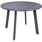 Garden Pleasure Costa Gartentisch Ø 101,5 x 72 cm Anthrazit