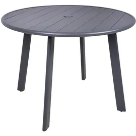 Garden Pleasure Costa Gartentisch Ø 101,5 x 72 cm Anthrazit