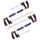 luxuskollektion Schraubzwinge 4 Stück Stahl/Nylon 150 mm/300 mm bunt