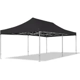 TOOLPORT 4x8m Aluminium Faltpavillon ohne Seitenteile, schwarz - (581979)