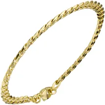 Unique Panzerarmband Gelbgold 333 21 cm
