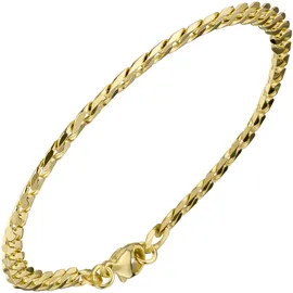 Unique Panzerarmband Gelbgold 333 21 cm