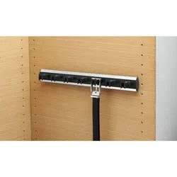 Gürtelhalter starr Modell P, Aluminium/Kunststoff schwarz