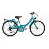 Dacapo Kinderfahrrad 24 Zoll RH 36 cm grau/grün
