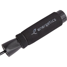 ENERGETICS Unisex – Erwachsene Speed Rope Krafttraining, Black/Grey Dark, Einheitsgröße