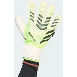 adidas Predator Match Fingersave Torwarthandschuhe schwarz|weiß|gelb 10,5