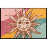 Salonloewe Fußmatte 050x075 cm Celestial Sun Fußabtreter, innen, außen, Schmutzfangmatte, Sauberlauf-Teppich