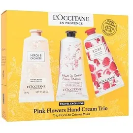 L'Occitane Pink Flowers Hand Cream Trio Set