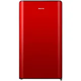 Hisense RR106D4CRE Kühlschrank Untertisch + Freezer 86LT Rot Ce.e