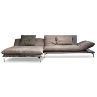 Bullfrog Ecksofa 1045 Caesar Leder Elefant 182 x 302 cm