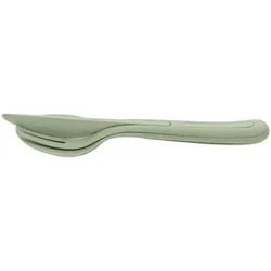 Koziol Klikk Besteck-Set 3-teilig organic green - A