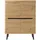 furn.design Highboard 107 x 134 cm Artisan Eiche / Schwarz