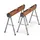 bora tool Arbeitsbock mit Aufstellautomatik - 2er Set