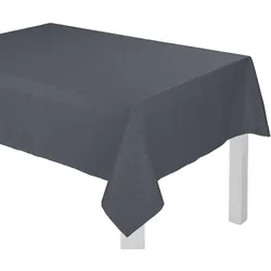 Tischdecke ADAM "Uni Collection Light" Gr. 4, blau (indigo), Ø:145cm, Baumwolle, Tischdecken