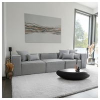Home Deluxe Modulares Sofa VERONA - M hellgrau