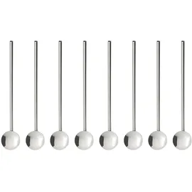 BUTLERS Trinklöffel SIP & SPOON- 8er-Set in Silber | Gr.: onesize