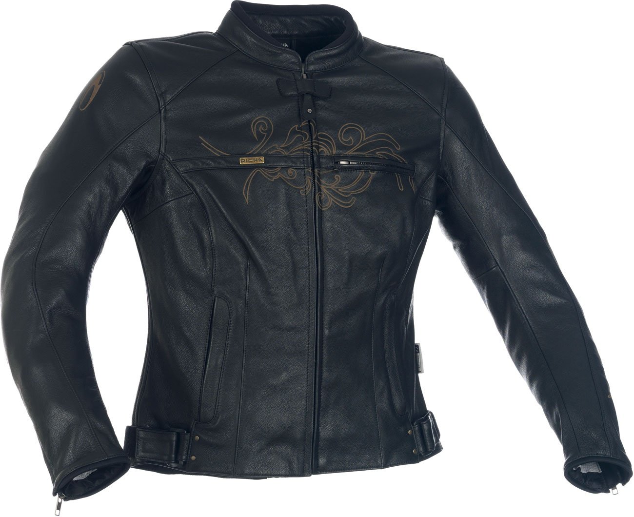 Richa Montannah, Lederjacke Damen - Schwarz - 42