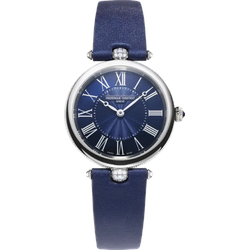 Frederique Constant Classics Art Deco Round FC-200MPN2AR2D6 - Perlmutter & guilloché,blau - 30mm