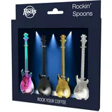 winkee rocks Winkee Kaffeelöffel Set Gitarren Rockin'Spoons 4-tlg.