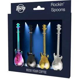 winkee rocks Winkee Kaffeelöffel Set Gitarren Rockin'Spoons 4-tlg.