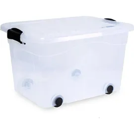 Siena Garden Aufbewahrungsbox Anzio 45 x 33,5 x 25 cm 4-tlg. transparent