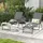 Costway Sonnenliege 64 x 102 x 64 cm Grau