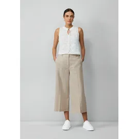 s.Oliver Culotte mit Wide Leg Hosen Beige 36