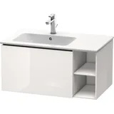 Duravit Waschtischunterschrank wandhängend „L-Cube“ 82 × 40 × 48,1 cm, in Weiß Hochglanz