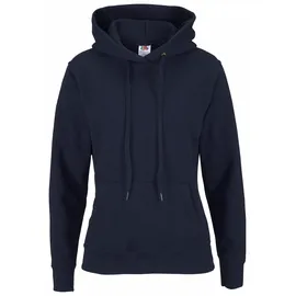 FRUIT OF THE LOOM Kapuzensweatshirt Classic hooded Sweat Lady-Fit Marine XL