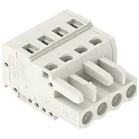 WAGO Buchsengehäuse-Kabel 721 Polzahl Gesamt 4 Rastermaß: 5 mm 721-104/026-000