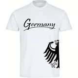 multifanshop Deutschland T-Shirt 2023 Herren Weiß Gr. 4XL