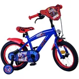 Kinderfahrrad Sonic Prime für Jungen 14 Zoll Kinderrad in Blau Rot