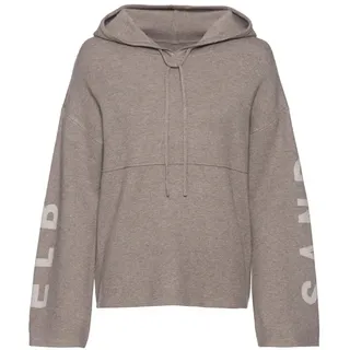 ELBSAND Hoodie Damen taupe Gr.36/38