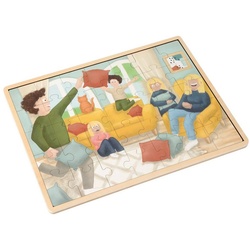 EDUPLAY Lernspielzeug Puzzles bunte Welt 6er Set