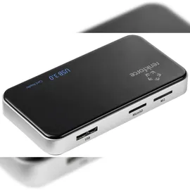 Renkforce RF-PCR-350 Externer Speicherkartenleser USB-A (USB 3.0) Schwarz