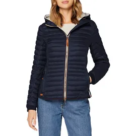 CAMEL ACTIVE Damen leichte Steppjacke mit Abnehmbarer Kapuze Dunkelblau womenswear-42 - 42