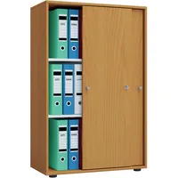 VCM Lona Aktenschrank 70 x 37 x 110 cm braun