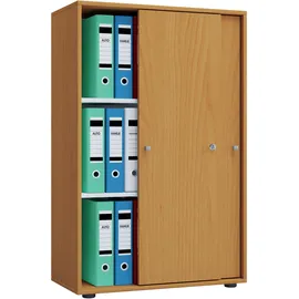 VCM Lona Aktenschrank 70 x 37 x 110 cm braun