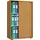 VCM Lona Aktenschrank 70 x 37 x 110 cm braun