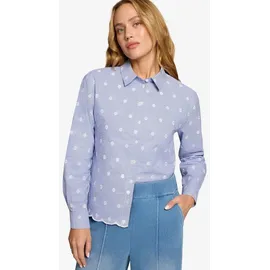 Zero Langarmbluse blau 42
