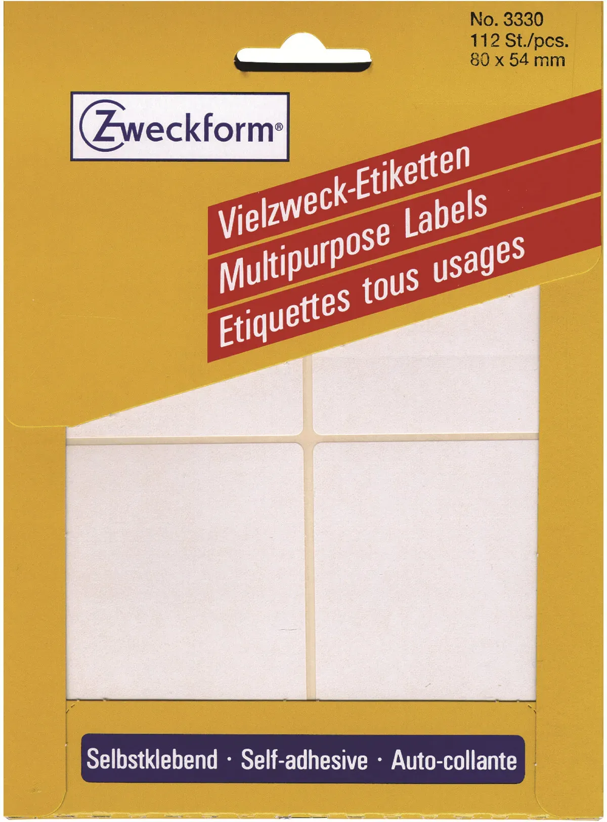 Avery Zweckform Avery Multi-Purpose Labels 3330 - Selbstklebend