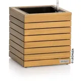 LECHUZA PALO Natural Wood 35 low braun,