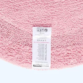 Homescapes Badematte Rosa Ø 80 cm